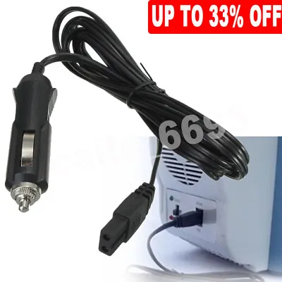 Car Cool Box Lead Cable 12V DC 2 Pin Plug For Cooler Mini Micro Fridge Portable. • £3.95