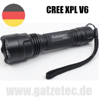 Gatzetec C8 Mini LED Flashlight CREE XPL V3 - Extremely Bright EDC 2024 • £25.74