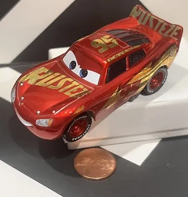 Disney Cars Lightning McQueen 95 Metallic Racing Center Target Exclusive C • $11.99