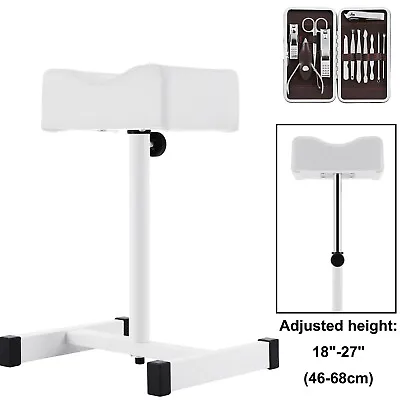 Adjustable Pedicure Manicure Tool Technician Nail Footrest Salon Spa Equipment • $28.89