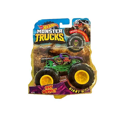 Hot Wheels Monster Trucks 1:64 Test Subject W Collectible Wheel 2018 Giant Wheel • $13.26