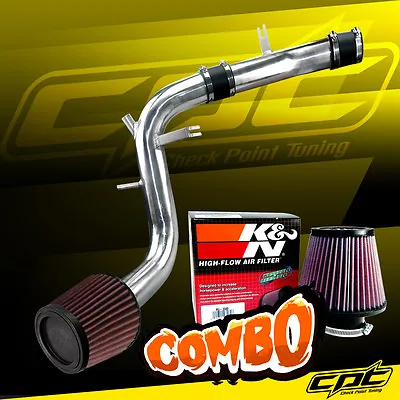 For 13-17 Veloster Turbo 1.6L 4cyl Polish Cold Air Intake + K&N Air Filter • $189.95