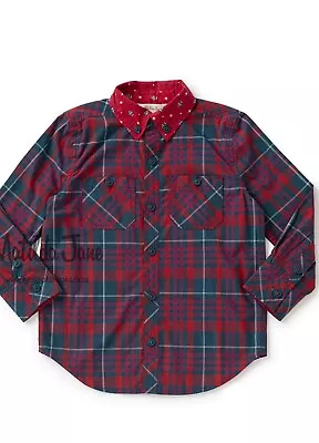 Boys Unisex Matilda Jane Moments With You Handsome Holiday Shirt Size 8 NWT • $26.95