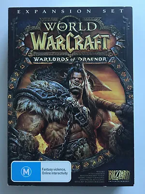 World Of Warcraft Warlords Of Draenor Expansion Set M Blizzard 8 Discs Pack. • $45.70