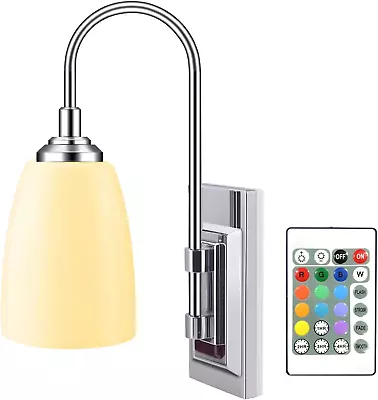 HONWELL LED Wall Light Battery Operated Wall Lamp Indoor Wall Sconce With 12 1 • £36.22