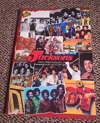 The Jacksons Unity Tour 2012 Japan Book Concert Program Michael  Jackson 5 • $39.99
