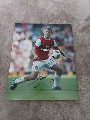 JACK WILSHERE ARSENAL SIGNED 10  X 8  PHOTOGRAPH WITH COA • £20