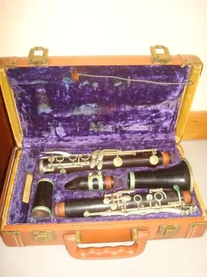 Vintage #3555A Noblet FRANCE 1967 Normandy  SPECIAL  Wood CLARINET Leblanc Case • $125