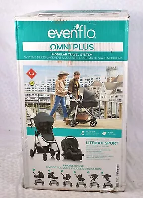 Evenflo Omni Plus Modular Travel System W. LiteMax Sport Rear-Facing Infant Seat • $249.99