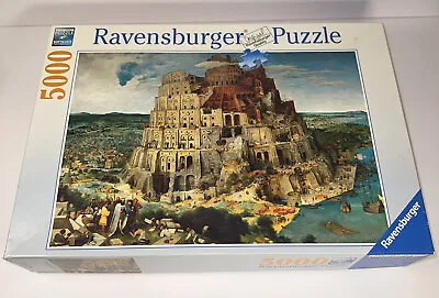 Ravensburger Puzzle 5000 Piece # 174232 Tower Of Babel 40 X 60 Inches Complete • $103.45
