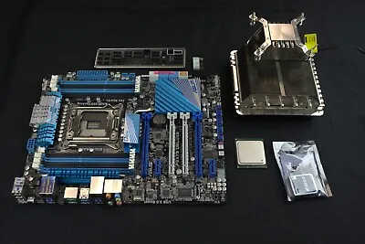 Asus P9X79 Deluxe Motherboard With Wifi Card And Intel I7 3820 CPU With Heatsink • $180
