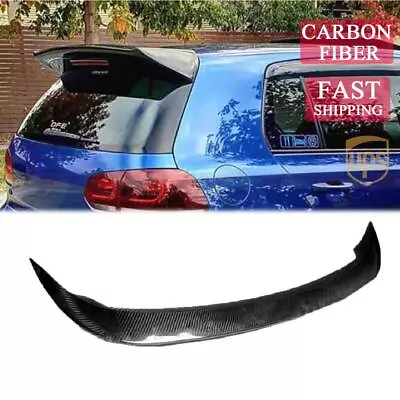 For Volkswagen Golf 6 MK6 GTI 2010-2013 Carbon Fiber Rear Roof Spoiler Wing • $97.99