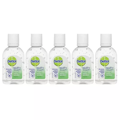 5x Dettol 50ml Healthy Touch Instant Hand Gel Sanitizer Antibacterial Sanitiser • $25