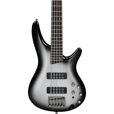 Ibanez SR305E SR Standard Series 5-String Bass Guitar Metallic Silver Sunburst • $399.99