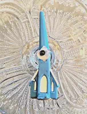Vintage Gurley Blue Church Bell Candle • $12