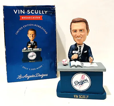 Vin Scully 2012 LA Dodgers SPECIAL EDITION Bobblehead SGA ~ NO SOUND • $389.95