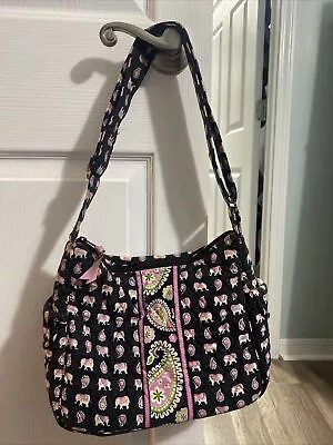 Vera Bradley Pink Elephant Shoulder/crossbody Handbag - RETIRED PATTERN • $20