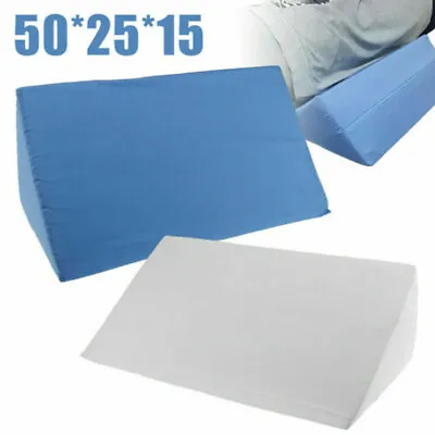 Acid Reflux Foam Bed Wedge Pillow Leg Elevation Back Lumbar Support Cushions ^ • £12.67