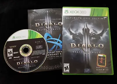 Diablo 3 Reaper Of Souls Ultimate Evil Edition (Xbox 360) Game In Box TESTED • $12.99