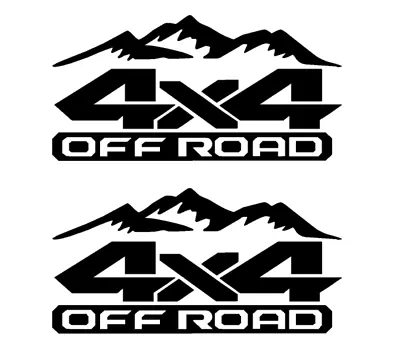 4x4 Offroad Mountain Decal For Dodge Ram (2x) Multi-Color Vinyl Decal Sticker • $12.64