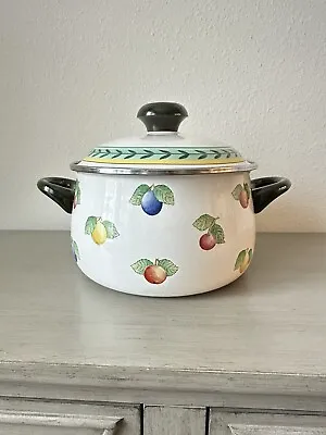 Villeroy & Boch French Garden Enamel Stew Pot With Lid • $59