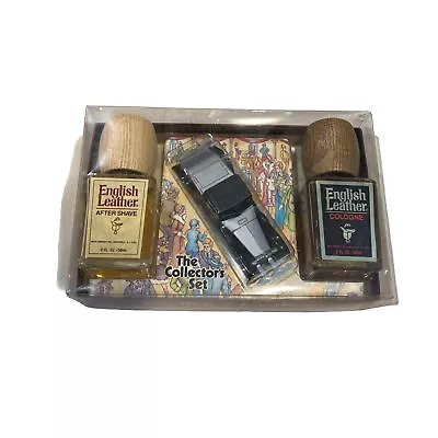 English Leather Vintage Men’s Cologne & After Shave Car Collectors Set 2oz NEW • $59.95