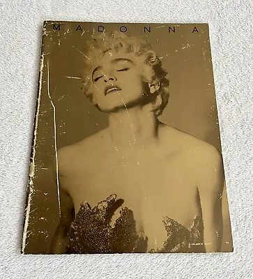 Madonna Who's That Girl World Tour 1987 Official Concert Program Vintage Book • £46.56