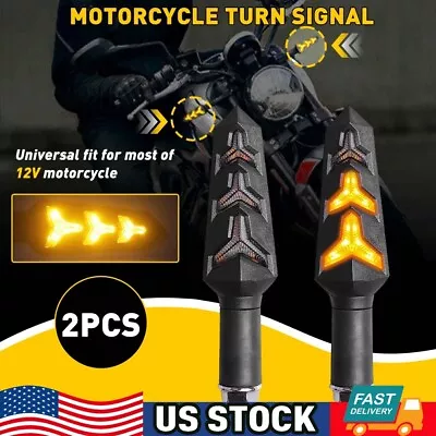 LED Motorcycle Turn Signals Blinker Lights Amber For Suzuki DRZ400sm DRZ400s • $12.99