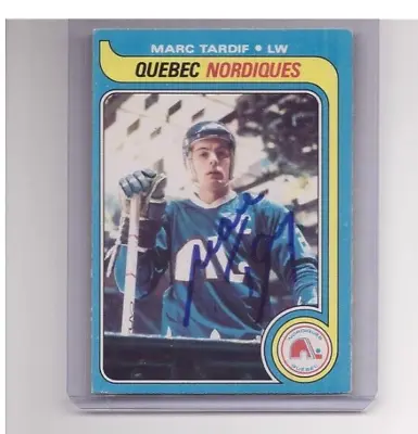 Marc Tardif Signed 1979-80 O-pee-chee Opc Hockey Card #108 Ttm Autograph Auto • $13.49