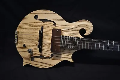 Darkwood USA F Style Semi Hollow Electric Mandolin - Natural - 4 String! • $979