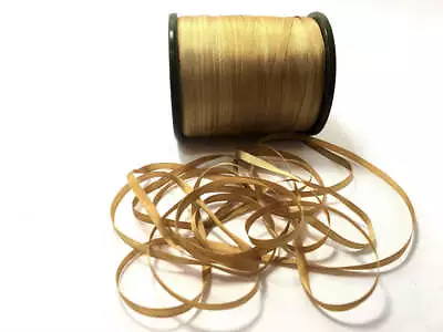 Pure Silk Ribbon 4mm 1/8  Wide Choose Colors From List • $1.95