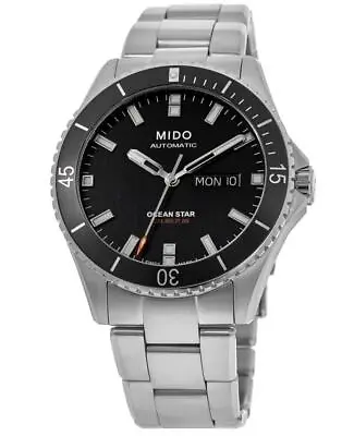 New Mido Ocean Star 200 Black Dial Steel Men's Watch M026.430.11.051.00 • $837
