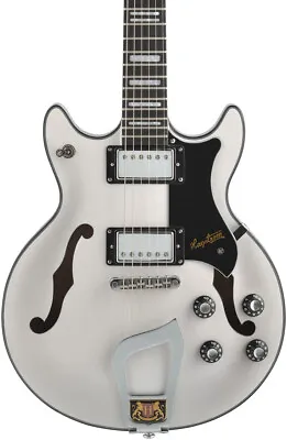 Hagstrom Alvar Semi-Hollow Electric Guitar Resinator Fingerboard Swedish Frost • $569.99