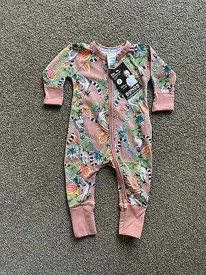 NWT Bonds Baby Zippy Secret Jungle Wondersuit Size 000(0-3 Months)NEW WITH TAGS • $12