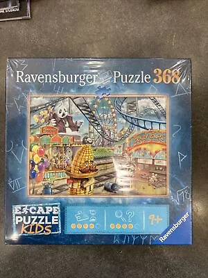 Ravensburger Escape Puzzle Kids Amusement Park Plight 368 Pieces New Damaged Box • $2.99