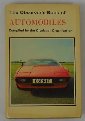 The Observer's Book Of Automobiles 1978 21st Hardback With Dust Jacket Observers • £9.99