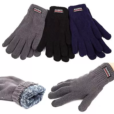 NEW Unisex Insulated Gloves Knit Winter Gloves Thermal Insulation Men Women Warm • $12.99