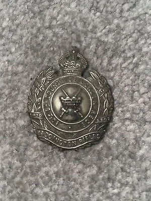 10th Battalion London Regiment Paddington Rifles Hat Badge With Slider • £15