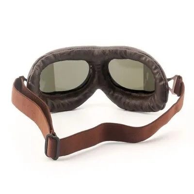 Evomosa Vintage Wwii Pilot Flying Goggles Outdoor Sports Goggle Glasses For Moto • $15.99