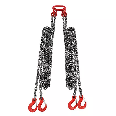 10FT Chain Sling Lift Chain 5t/11023.11lbs Load Capacity +Self-locking HookTool • $84.70