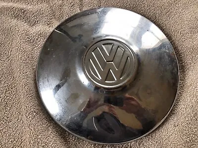 Vintage Original Volkswagen VW Chrome Dog Dish Hub Cap 10  Inch • $15