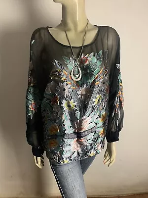 ALICE McCALL Silk Mix Top Sz 6 8 - BUY Any 5 Items = Free Post • $39.99