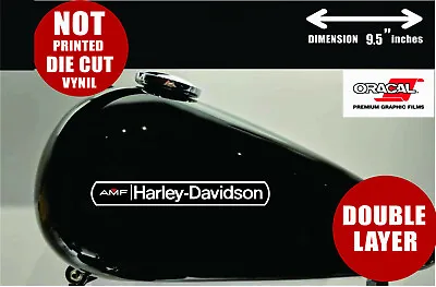 Harley Davidson AMF  Gas Tank STICKER TANK Logo Decal Motorcycle Tank Emblem Dec • $13