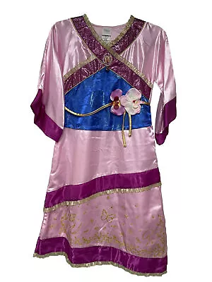 Disney Store Mulan Dress Outfit Costume Girls Size Large 10 • $18