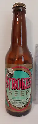 Vintage Strokes Beer Bottle Of Golf Tees - 12 Fluid Bounces - 75 Wooden Tees • $8.99