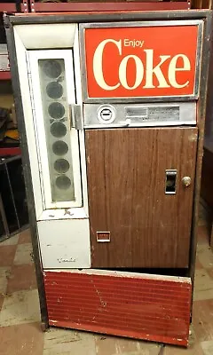 Vintage Early 1960's Vendo Coca-Cola Vending Machine Model H63D For Restoration • $899.99