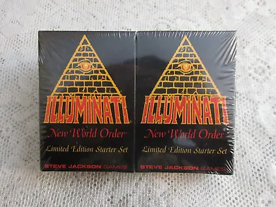 LIMITED 1994 1st STARTER SET Illuminati INWO Card Game New World Order * READ * • $355.22