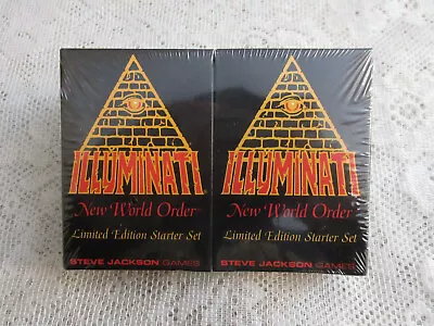 STARTER SET LIMITED 1994 1st  Illuminati INWO Card Game New World Order * READ * • $299.62