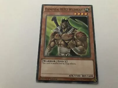 £0.99 • Buy Elemental HERO Wildheart - SDHS-EN011 - Common - 1st Edition - YuGiOh