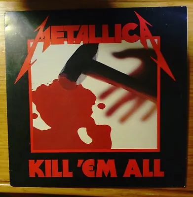 Metallica Kill 'Em All LP 1983 US Orig Megaforce Silver Lable MRI069 • $99